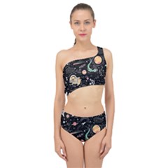 Animals Galaxy Space Spliced Up Two Piece Swimsuit by Pakjumat