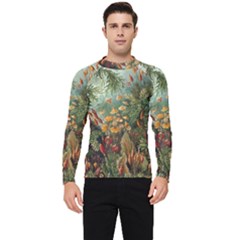 Moose Eurhynchium Haeckel Muscinae Men s Long Sleeve Rash Guard by Pakjumat