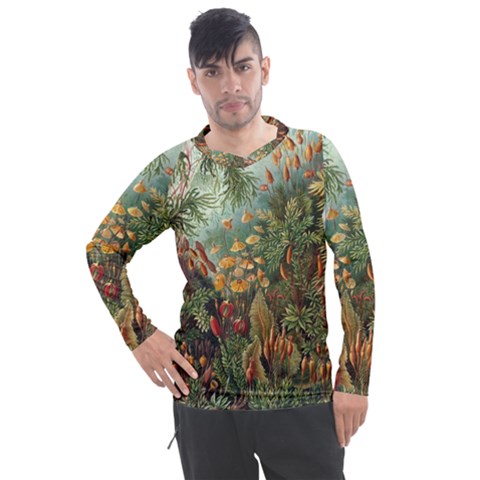 Moose Eurhynchium Haeckel Muscinae Men s Pique Long Sleeve T-shirt by Pakjumat