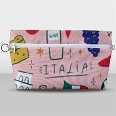 Food Pattern Italia Handbag Organizer by Sarkoni