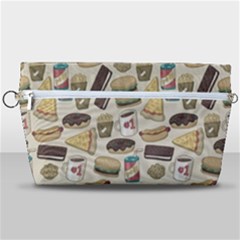 Junk Food Hipster Pattern Handbag Organizer by Sarkoni