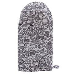 Food Doodle Pattern Microwave Oven Glove by Sarkoni