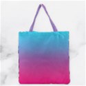 Blue Pink Purple Grocery Tote Bag View1