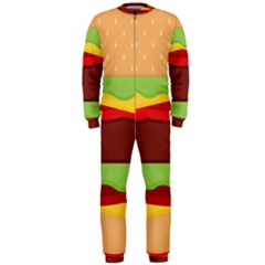 Cake Cute Burger Onepiece Jumpsuit (men) by Dutashop