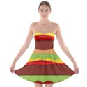 Cake Cute Burger Strapless Bra Top Dress View1