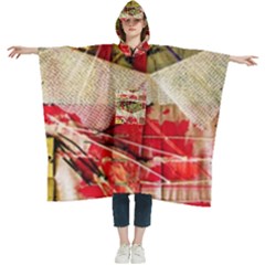 Collage Women s Hooded Rain Ponchos by bestdesignintheworld