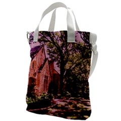 Hot Day In  Dallas-6 Canvas Messenger Bag by bestdesignintheworld