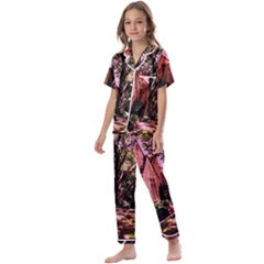 Hot Day In  Dallas-6 Kids  Satin Short Sleeve Pajamas Set by bestdesignintheworld