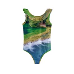 River Waterfall Kids  Frill Swimsuit by Sarkoni