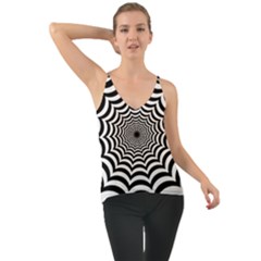 Spider Web Hypnotic Chiffon Cami by Amaryn4rt