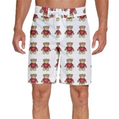 Bear Plush Toys Teddy Bear Men s Beach Shorts by Amaryn4rt