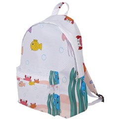 Cartoon Marine Life Marine Drawing The Plain Backpack by Sarkoni