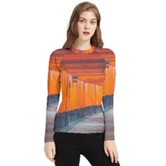 Architecture Art Bright Color Women s Long Sleeve Rash Guard by Amaryn4rt