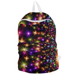 Star Colorful Christmas Abstract Foldable Lightweight Backpack by Dutashop