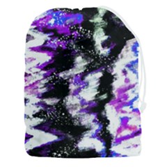 Abstract Canvas Acrylic Digital Design Drawstring Pouch (3xl) by Amaryn4rt