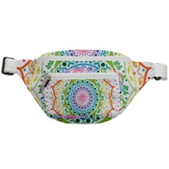 Mandala Pattern Rainbow Pride Fanny Pack by Ravend