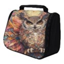 Drawing Olw Bird Full Print Travel Pouch (Small) View1