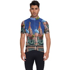 Saint Basil S Cathedral Men s Short Sleeve Cycling Jersey by Modalart