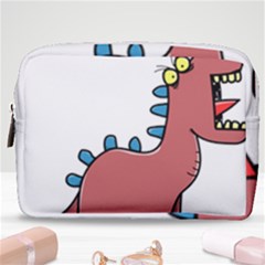 Dinosaur Dragon Drawing Cute Make Up Pouch (medium) by Ndabl3x