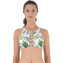 Leaves Foliage Pattern Abstract Perfectly Cut Out Bikini Top View1