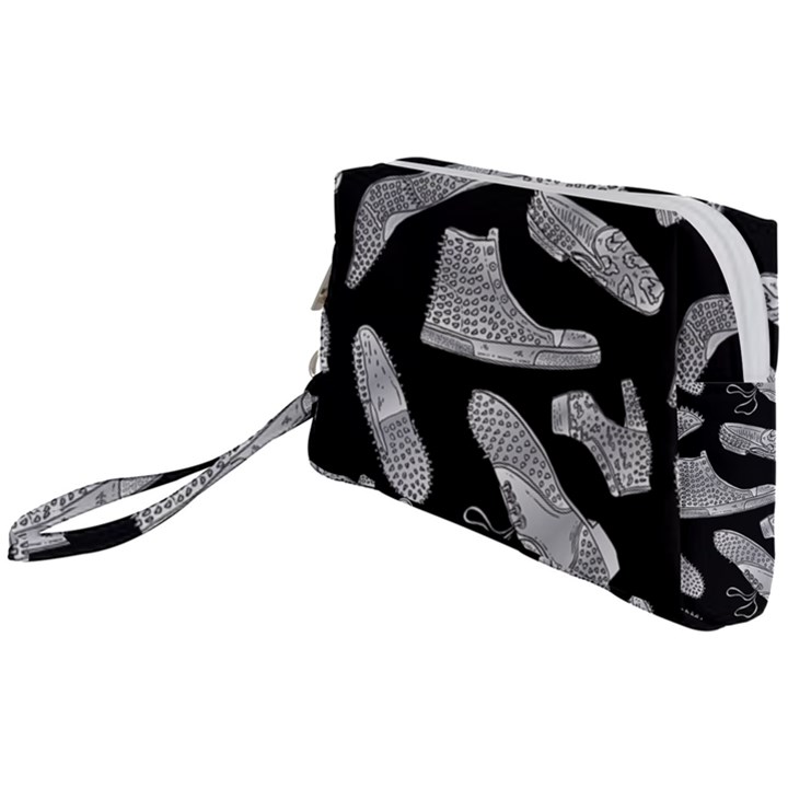 Pattern Shiny Shoes Wristlet Pouch Bag (Small)