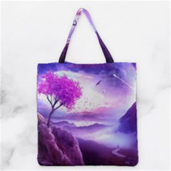 Fantasy World Grocery Tote Bag by Ndabl3x