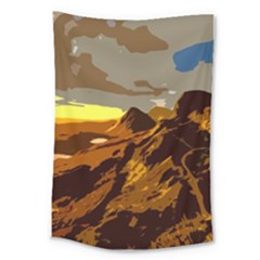 Scotland Monti Mountains Mountain Large Tapestry by Sarkoni