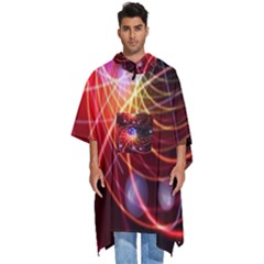 Physics Quantum Physics Particles Men s Hooded Rain Ponchos by Sarkoni