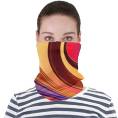 Abstract Colorful Background Wavy Face Seamless Bandana (adult) by Sarkoni