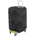 Diagonal Square Black Background Luggage Cover (Large) View2