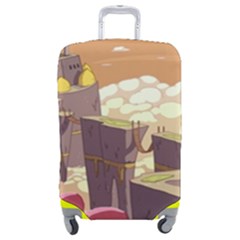 Animated Castle Illustration Adventure Time Cartoon Nature Luggage Cover (medium) by Sarkoni