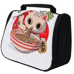 Ramen Cat Noodles Cute Japanes Full Print Travel Pouch (big) by Modalart