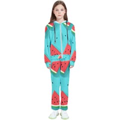 Watermelon Fruit Slice Kids  Tracksuit by Bedest