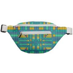 Checkerboard Squares Abstract Art Fanny Pack by Ravend