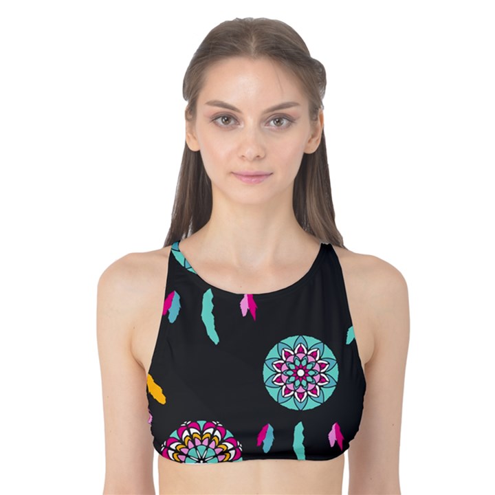 Dreamcatcher Seamless American Tank Bikini Top