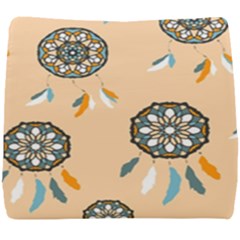 Dreamcatcher Pattern Pen Background Seat Cushion by Ravend