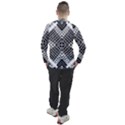 Pattern Tile Repeating Geometric Men s Pique Long Sleeve T-Shirt View2