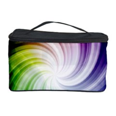 Rainbow Swirl Twirl Cosmetic Storage Case by Ravend