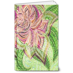 Colorful Design Acrylic Canvas 8  X 10  Softcover Notebook by Amaryn4rt