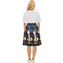 Cartoon Art Starry Night Van Gogh Classic Short Skirt View4