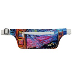 Golden Gate Bridge Starry Night Vincent Van Gogh Active Waist Bag by Modalart