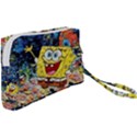 Art Cartoon Starry Night Van Gogh Wristlet Pouch Bag (Small) View2