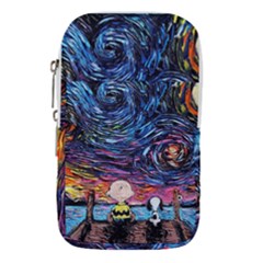 Cartoon Dog Vincent Van Gogh s Starry Night Parody Waist Pouch (large) by Modalart