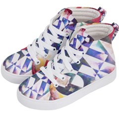 Abstract Art Work 1 Kids  Hi-top Skate Sneakers by mbs123