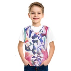 Abstract Art Work 1 Kids  Basketball Tank Top by mbs123