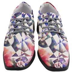 Abstract Art Work 1 Women Heeled Oxford Shoes by mbs123