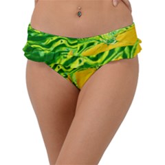 Zitro Abstract Sour Texture Food Frill Bikini Bottoms by Amaryn4rt