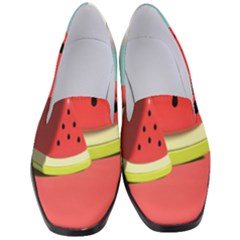 Watermelon Fruit Women s Classic Loafer Heels by Modalart