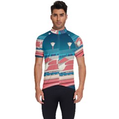 Bridge Transportation Train Toys Men s Short Sleeve Cycling Jersey by Modalart