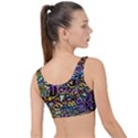 Graffiti Word Seamless Pattern The Little Details Bikini Top View2